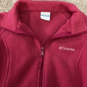 Columbia fleece jacket gently used